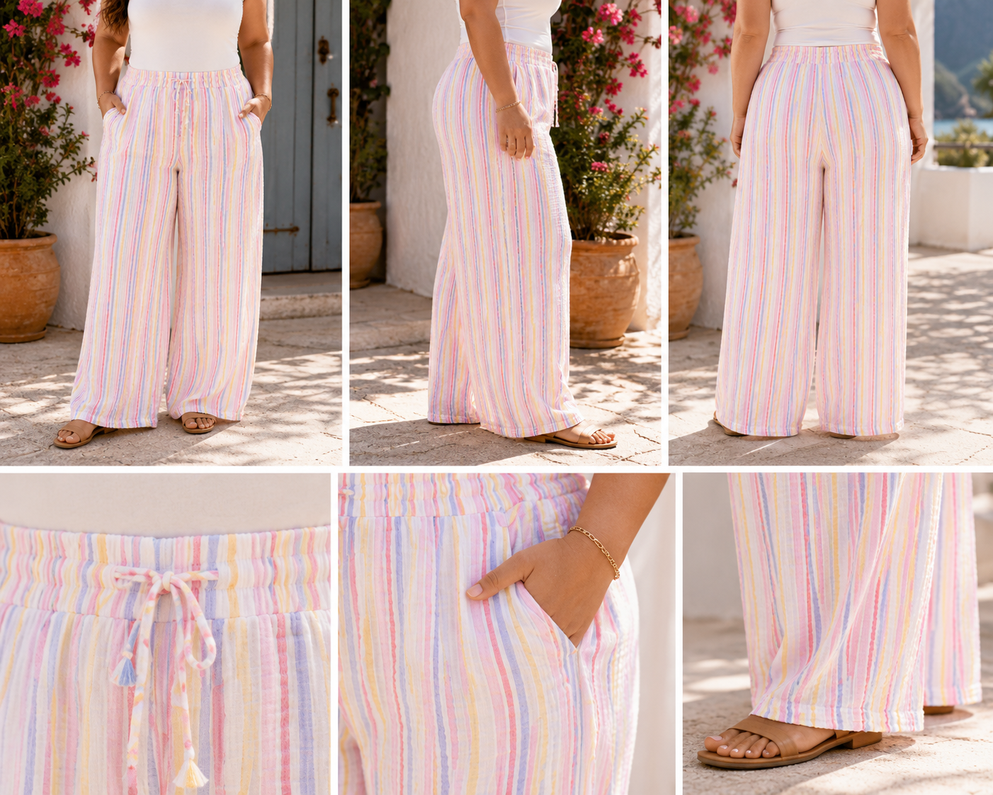 🌈 Pantalon Grande Taille Pastella