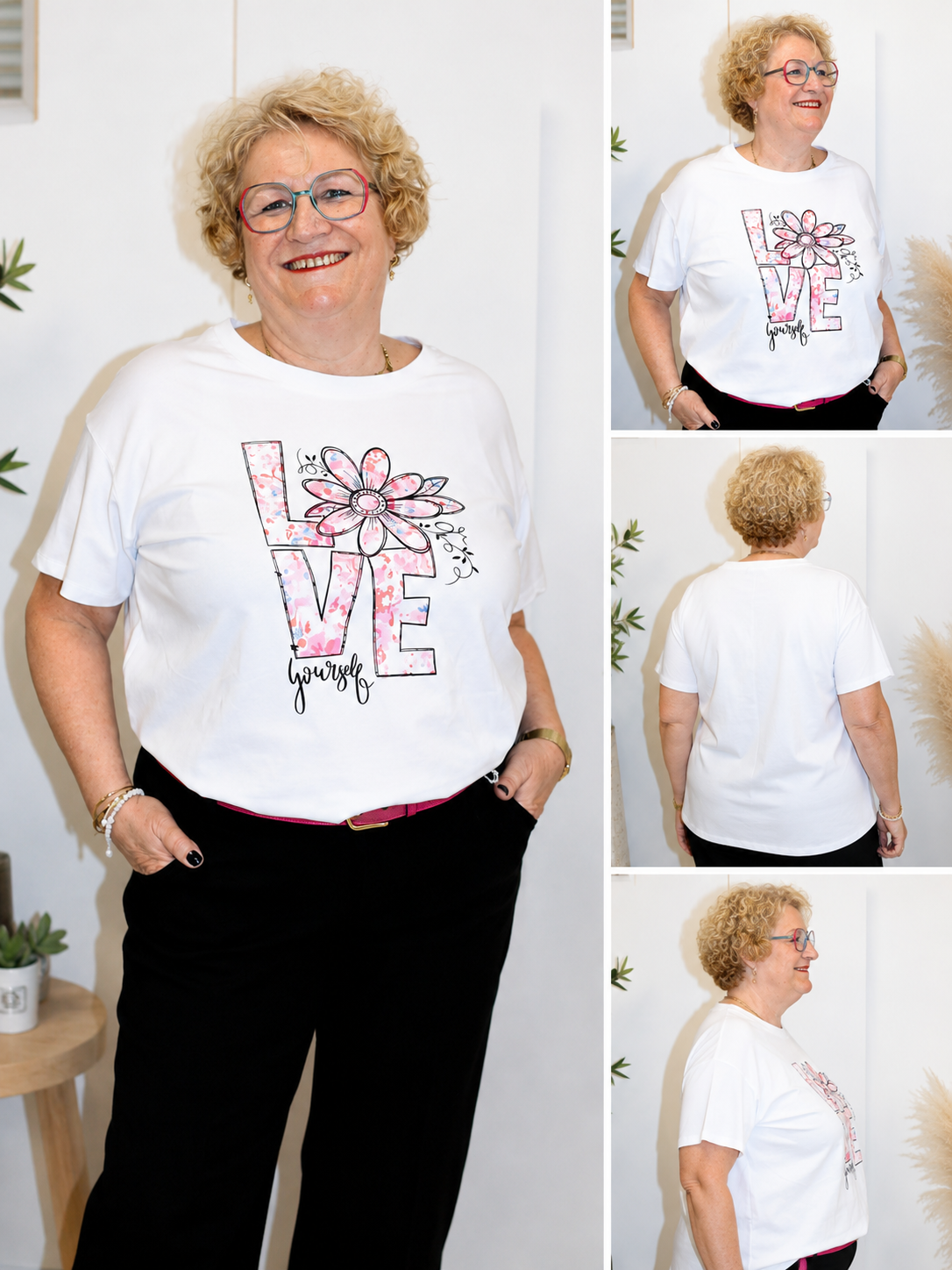 T-shirt Love Yourself Grande Taille 🤍🌸