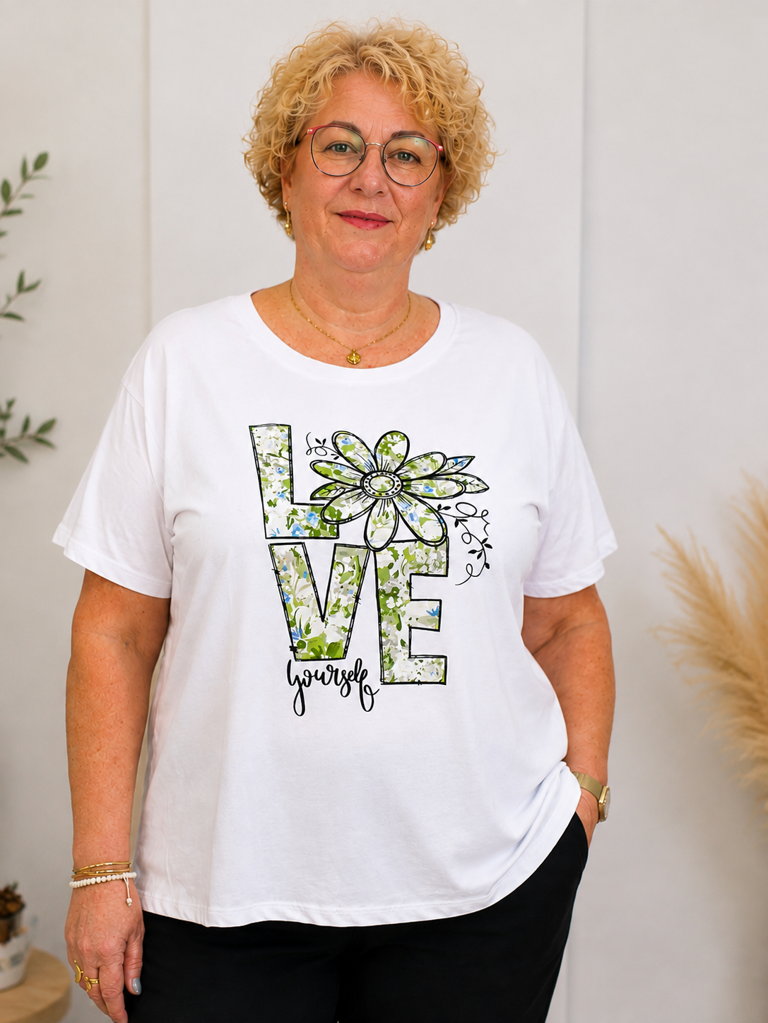 T-shirt Love Yourself Grande Taille 🤍🌸