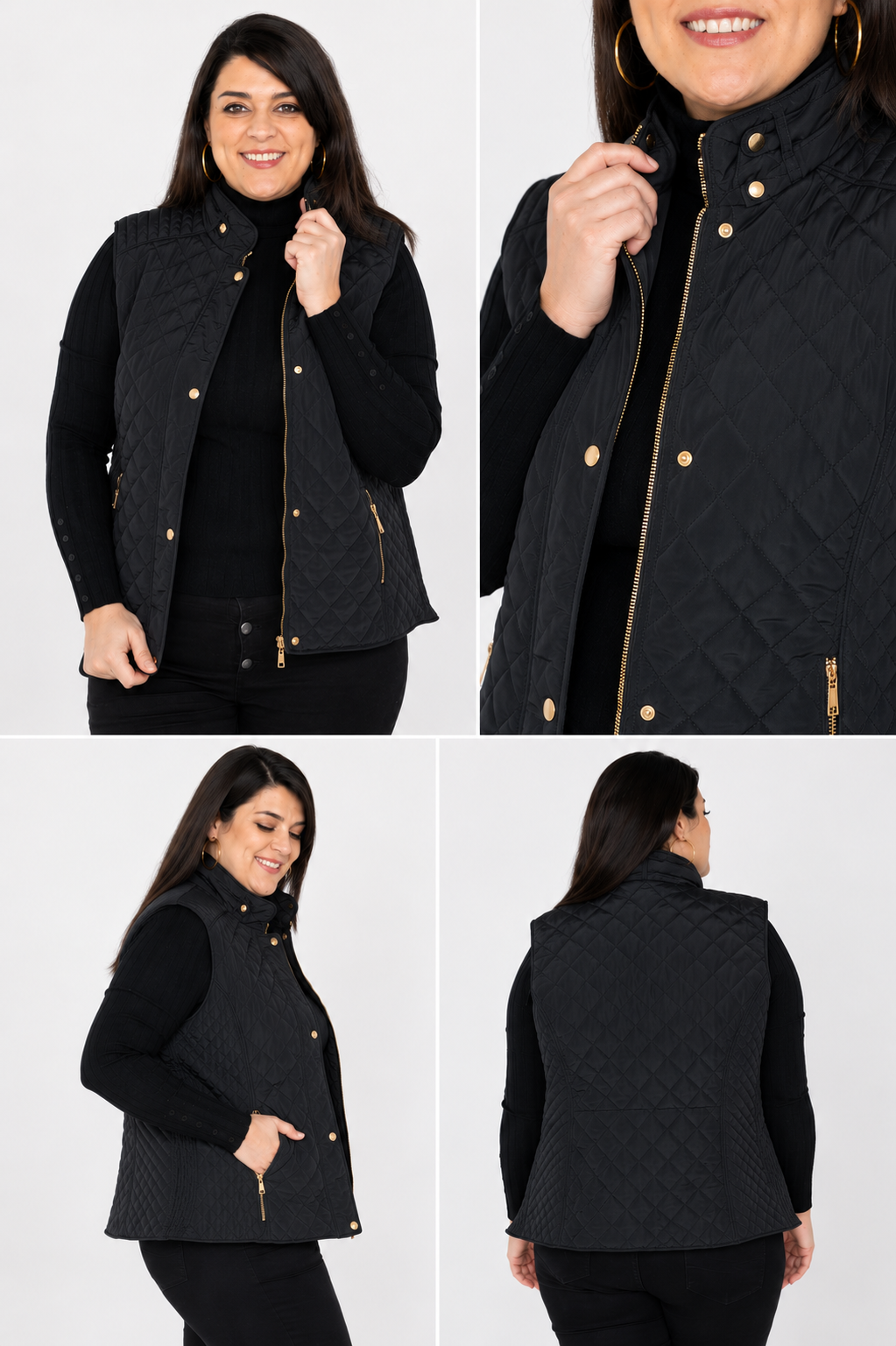 Veste sans manches Paris – Matelassée