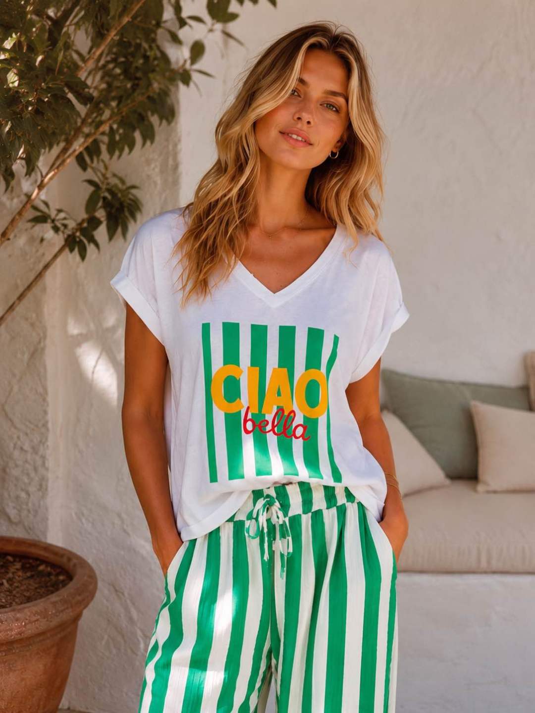 T-shirt Ciao Bella 🌿