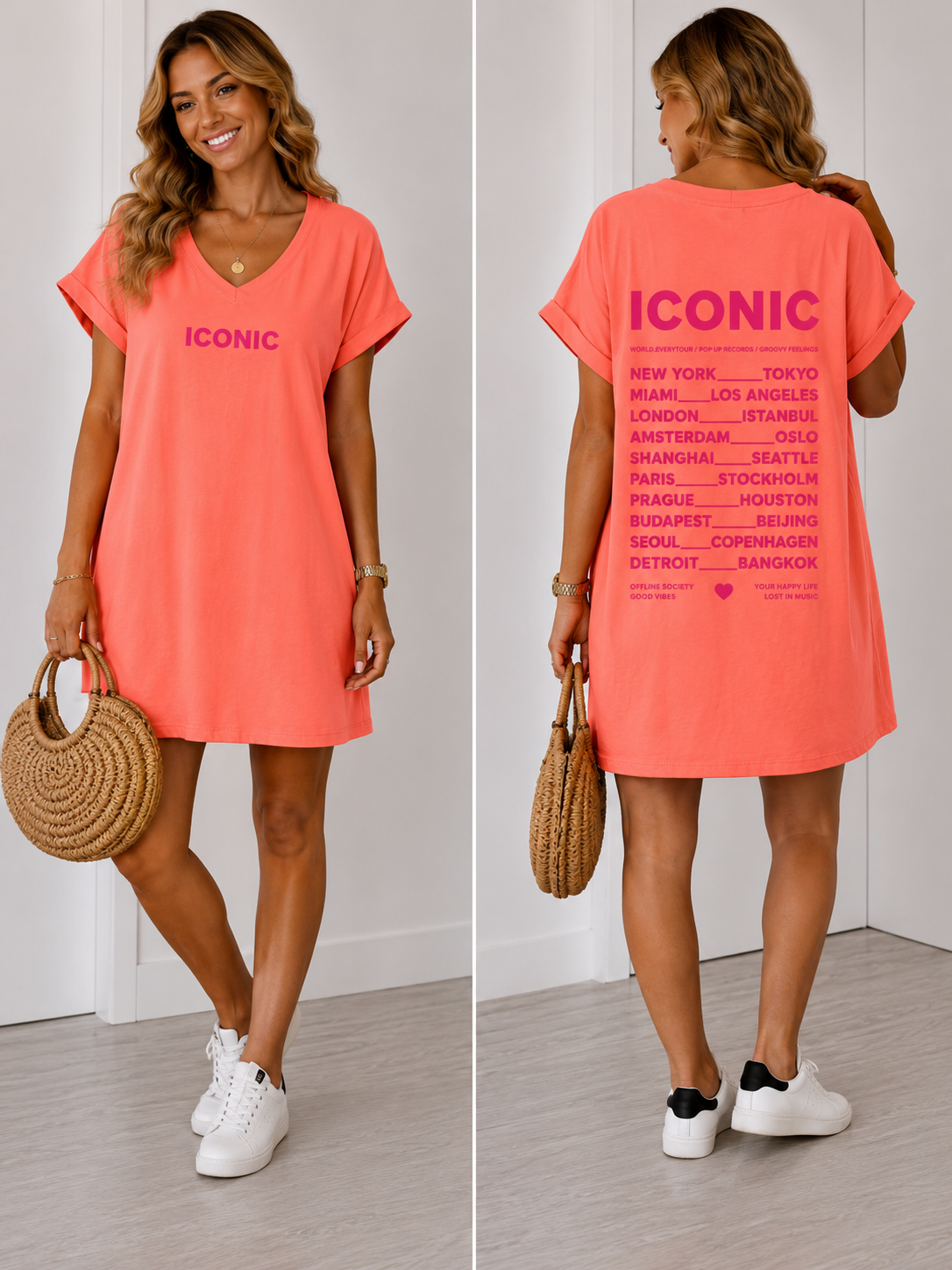 🌿 Robe/Tee-shirt ICONIC