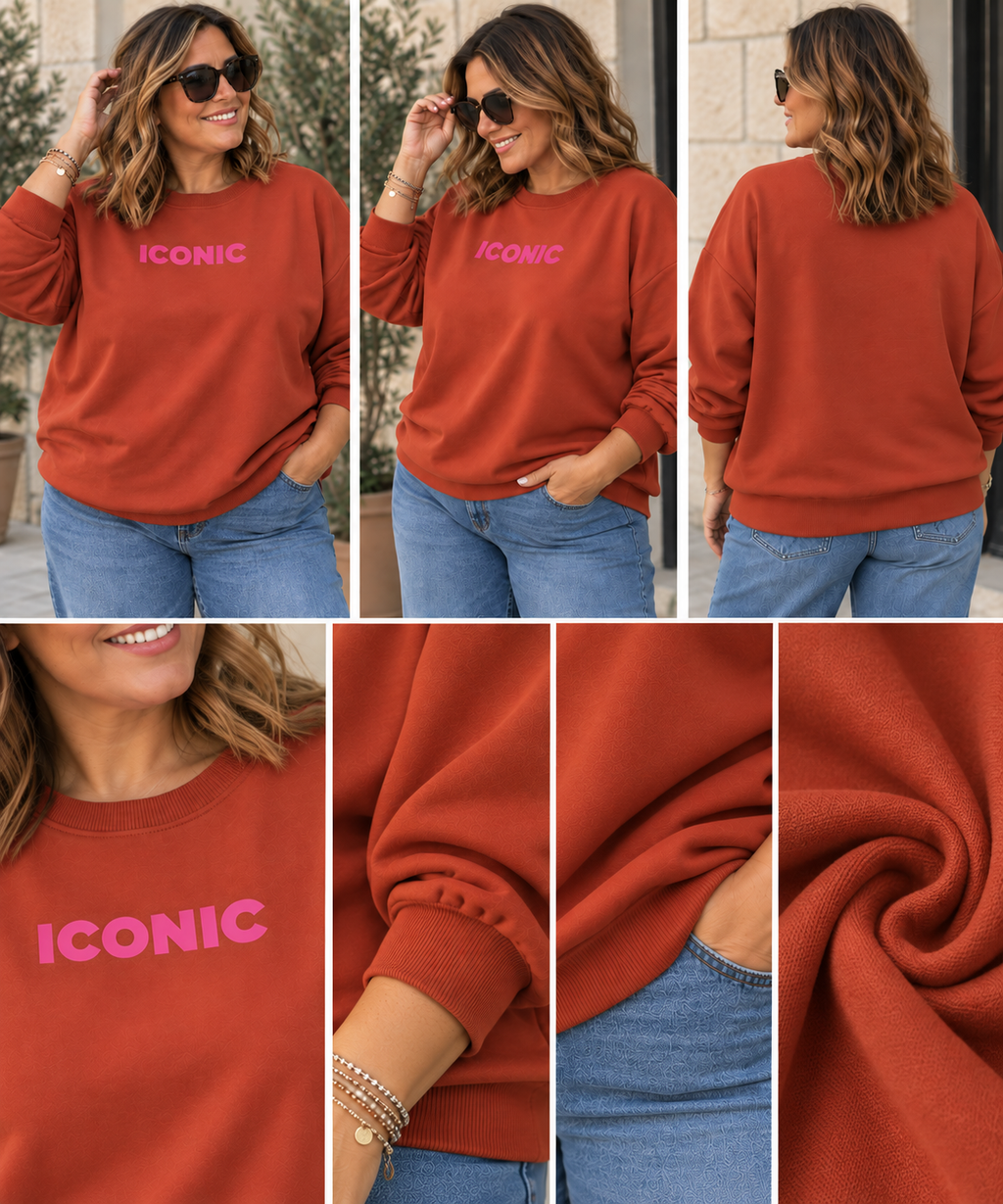 Sweat Iconic Grande Taille