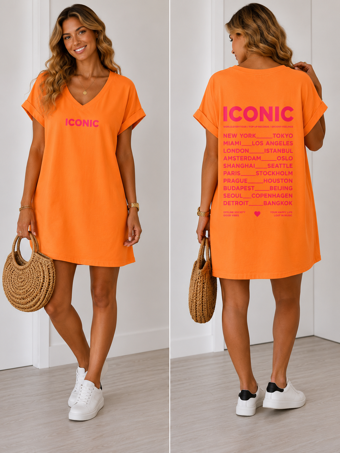 🌿 Robe/Tee-shirt ICONIC