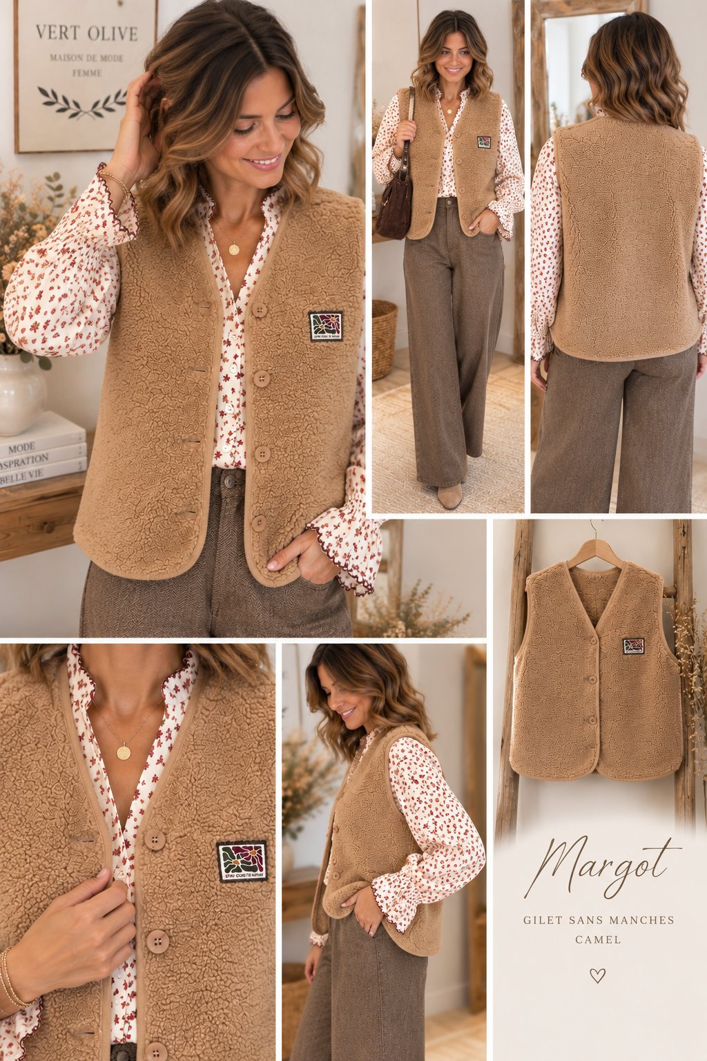 Gilet sans manches Margot