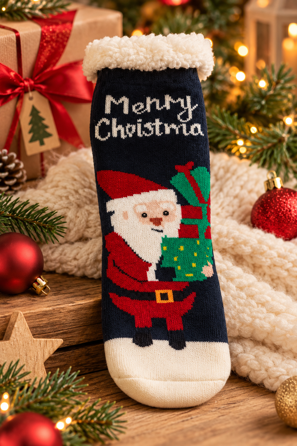 Chaussettes festives Homme