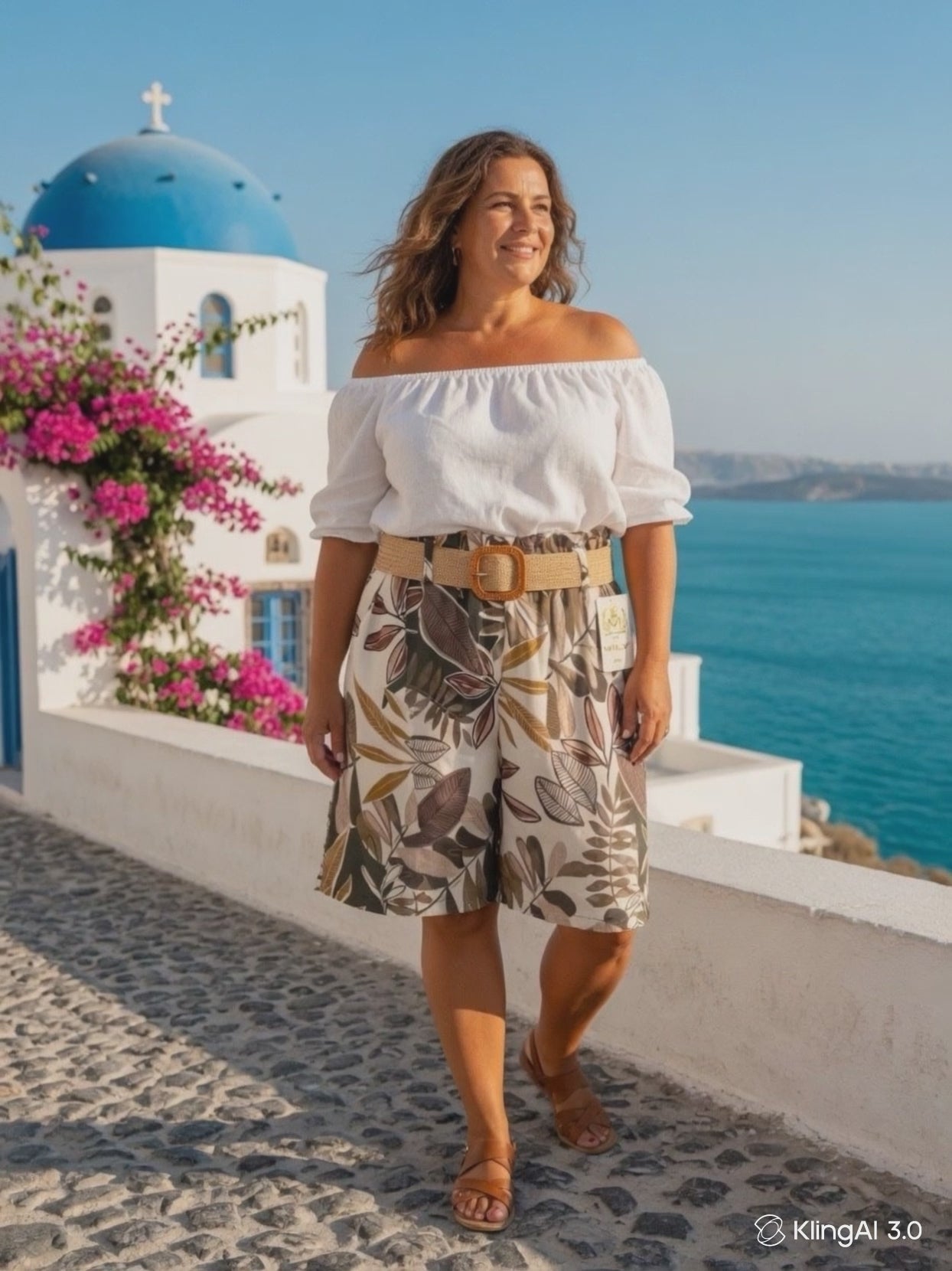 Short Grande Taille Céleste
