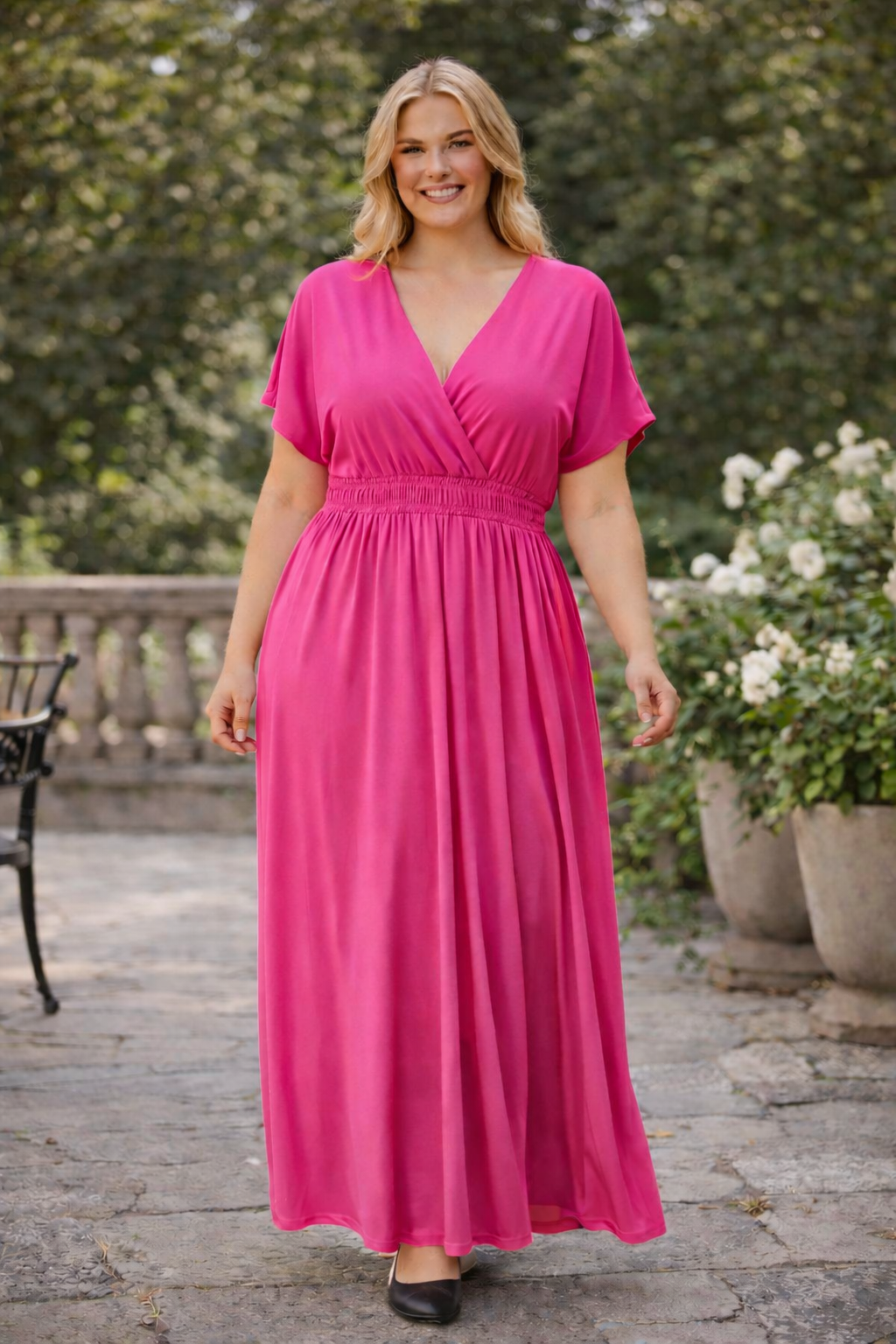 Robe Longue Élégance – Grande Taille