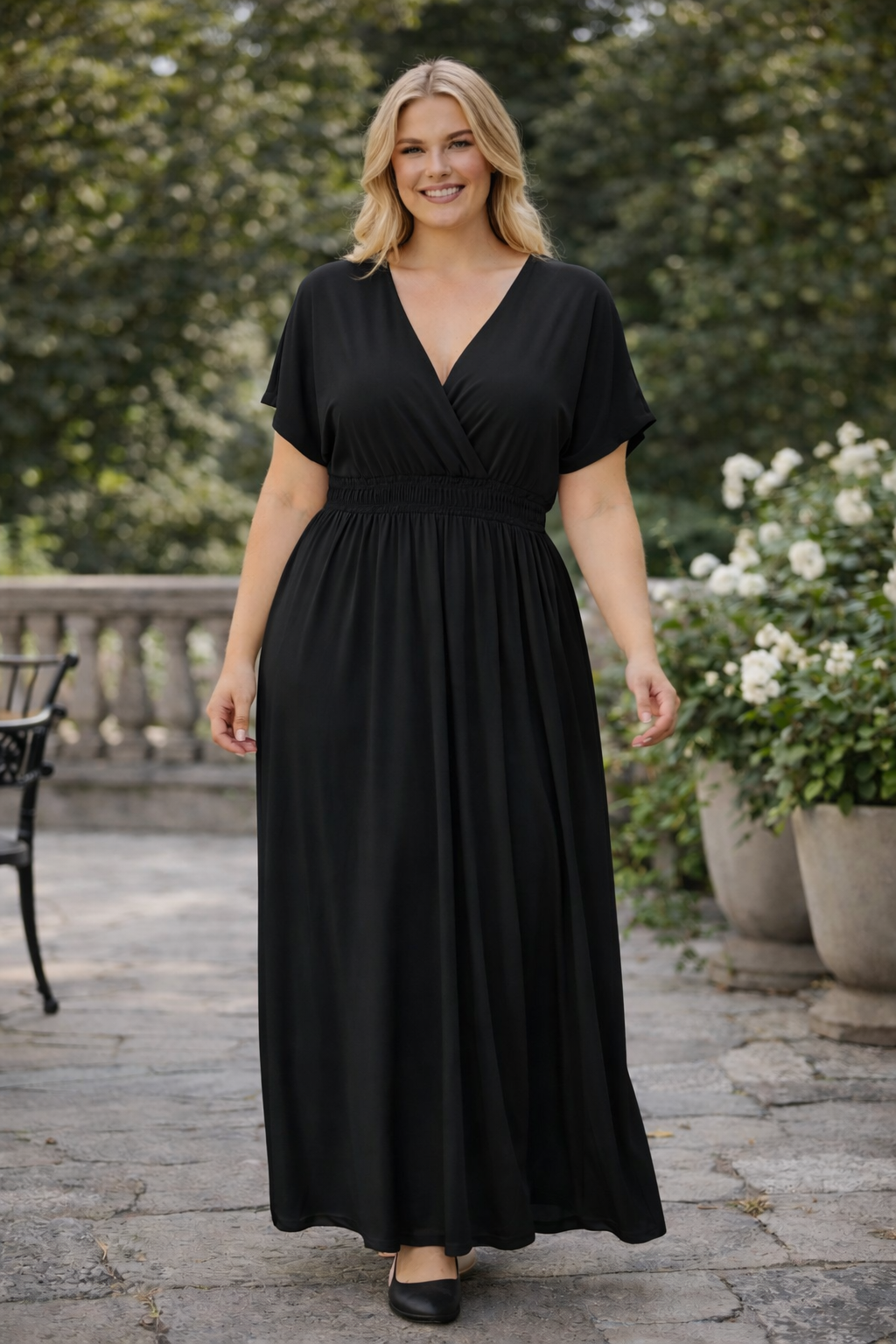 Robe Longue Élégance – Grande Taille