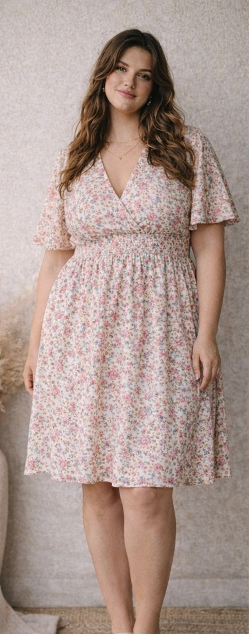 🌸 Robe Rosélia – Fluide & féminine