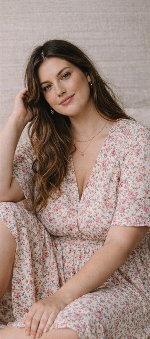 🌸 Robe Rosélia – Fluide & féminine