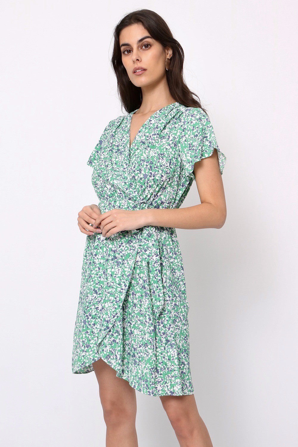 Robe courte fleurie Suzanna