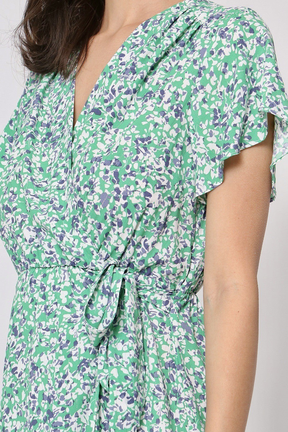 Robe courte fleurie Suzanna
