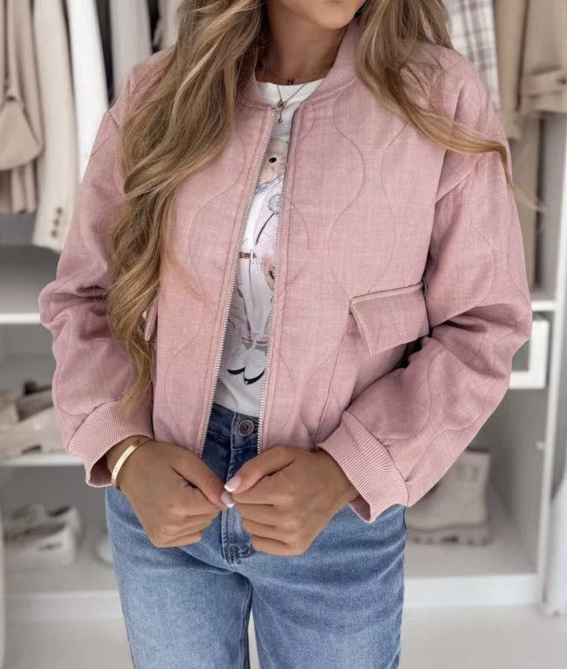 Bomber matelassé Rose